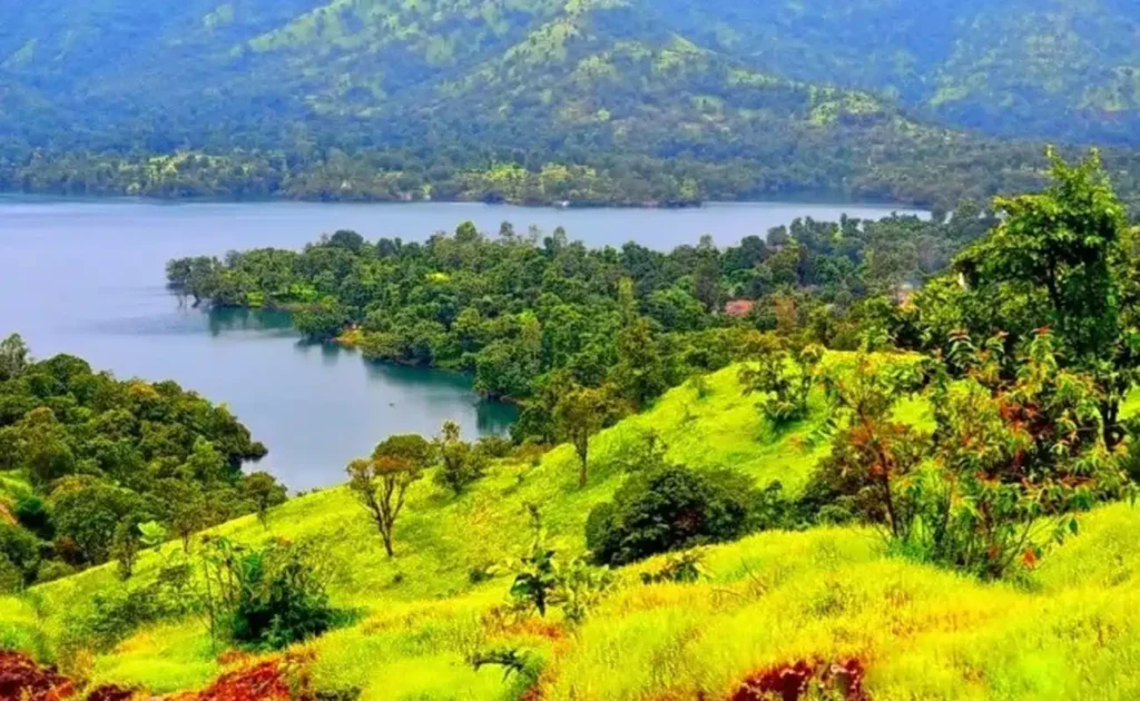 tapola river and mountain view